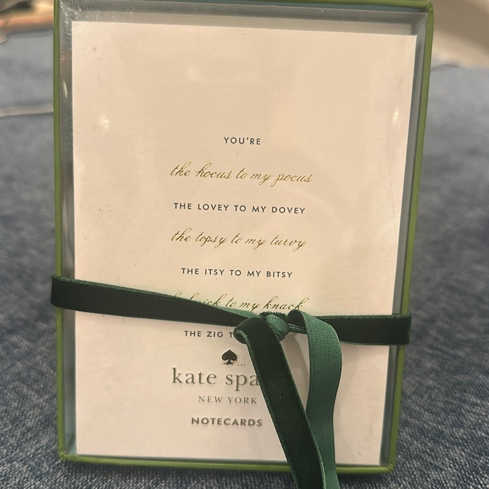 KATE SPADE Notecard NWT Set "Bridesmaid Request" 10 Cards Lined Envelopes